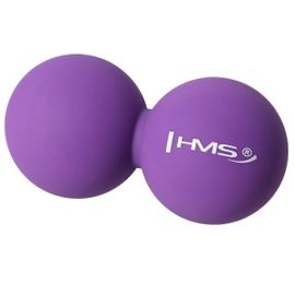 HMS - Dvojitá masážna lopta BLC02 fialová - Lacrosse Ball
