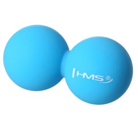 HMS - Dvojitá masážna lopta BLC02 modrá - Lacrosse Ball