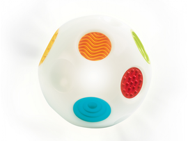 INFANTINO - Hudobn&aacute; a svietiaca loptička Rainbow Ball