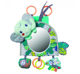 INFANTINO - Závesné zrkadlo s aktivitami Slon