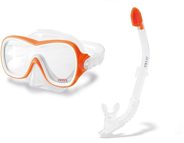 INTEX - 55647 Potápačské okuliare + šnorchel  Wawe Rizer