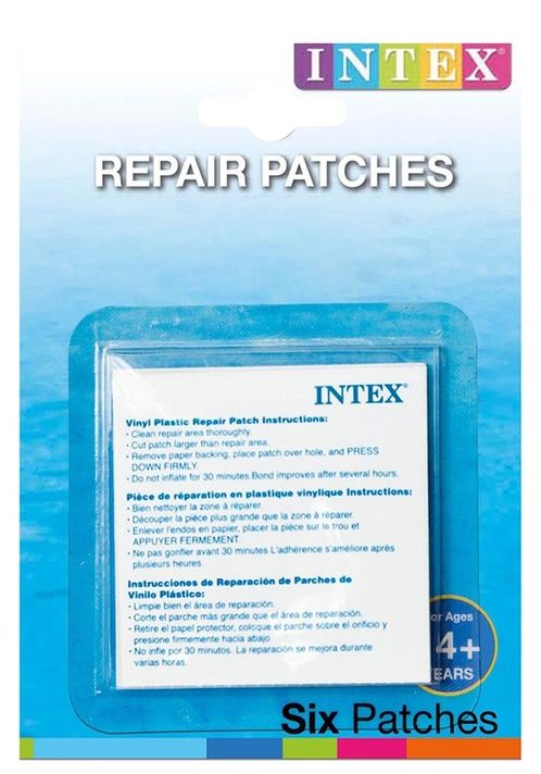 INTEX - Samolepiace záplaty 6x6cm/6ks
