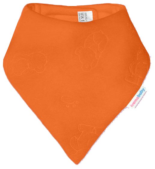IVEMA BABY - Fleesová šatka na krk - oranžová