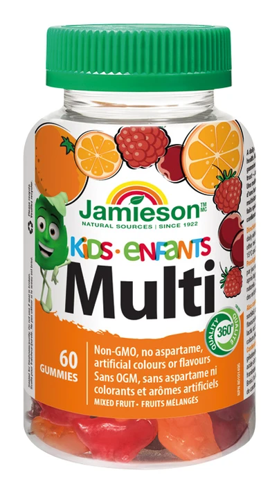 JAMIESON - Multi Kids Gummies želatínové pastilky 60 pas.