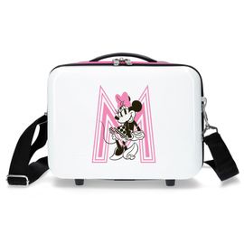 JOUMMA BAGS - ABS Cestovný kozmetický kufrík MINNIE MOUSE Pink, 21x29x15cm, 9L, 3413922