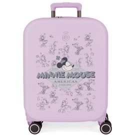 JOUMMA BAGS - ABS cestovný kufor MINNIE MOUSE Happines Lila, 55x40x20cm, 37L, 3669123 (small)
