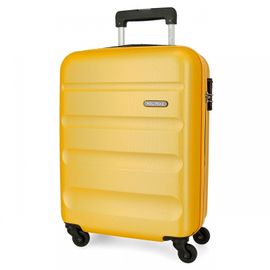 JOUMMA BAGS - ABS Cestovný kufor ROLL ROAD FLEX Ochre, 55x38x20cm, 35L, 584916D (small)