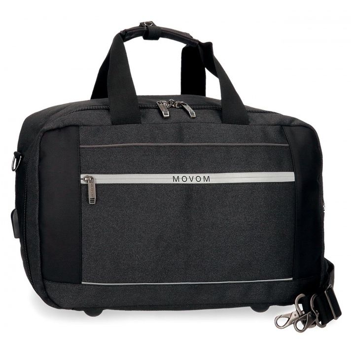 JOUMMA BAGS - Cestovná taška MOVOM Trimmed Black, 40x20x25cm, 5173822