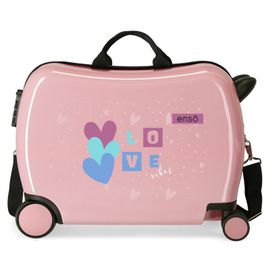 JOUMMA BAGS - Detský cestovný kufor na kolieskach / odrážadlo ENSO Love Vibes, 34L, 9459821