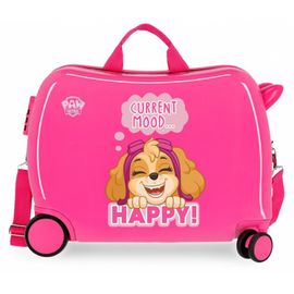 JOUMMA BAGS - Detský cestovný kufor na kolieskach / odrážadlo PAW PATROL Pink, 38L, 2199823