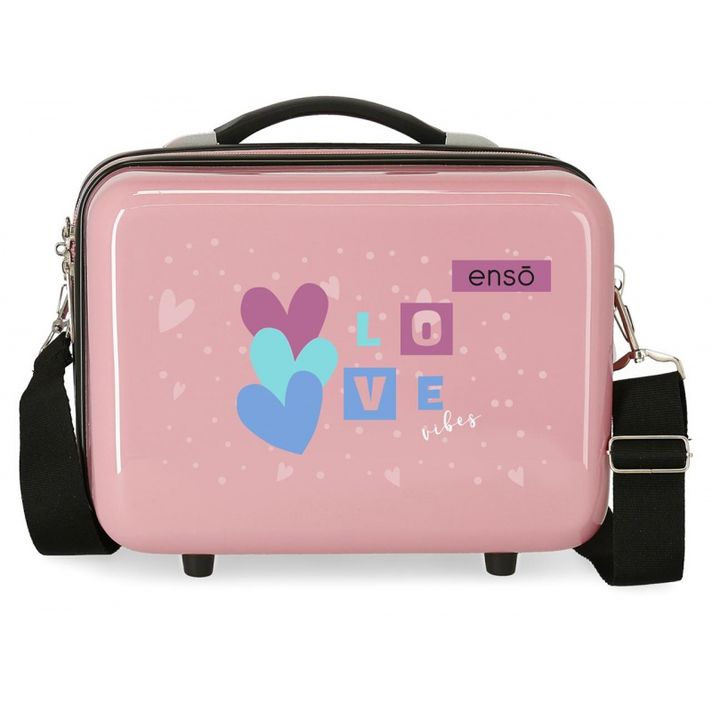 JOUMMA BAGS - ENSO Love Vibes, ABS Cestovný kozmetický kufrík, 21x29x15cm, 9L, 9453921