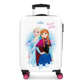 JOUMMA BAGS - Luxusný detský ABS cestovný kufor DISNEY FROZEN Magic, 55x38x20cm, 34L, 4721461
