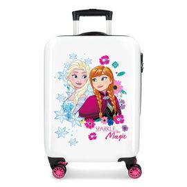JOUMMA BAGS - Luxusný detský ABS cestovný kufor DISNEY FROZEN Sparkle, 55x38x20cm, 34L, 2421461