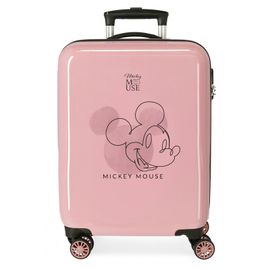 JOUMMA BAGS - Luxusný detský ABS cestovný kufor MICKEY MOUSE Outline, 55x38x20cm, 34L, 3471721
