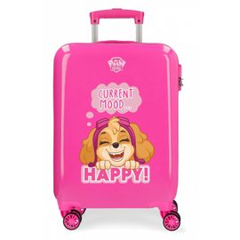 JOUMMA BAGS - Luxusný detský ABS cestovný kufor PAW PATROL Pink, 55x38x20cm, 34L, 2191723