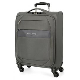 JOUMMA BAGS - Textilný cestovný kufor ROLL ROAD ROYCE Grey / Sivý, 55x40x20cm, 39L, 5019122 (small)