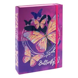 JUNIOR - Box na zošity A4 JUMBO - Butterfly