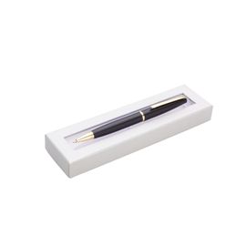 JUNIOR - Guľôčkové kovové pero GINALI GREY BLACK v darček. krabičke - zlatá