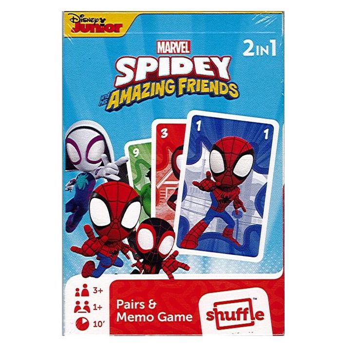 JUNIOR - Karty hracie - Čierny Peter / Pexeso (2v1) Spiderman