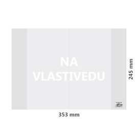 JUNIOR - Obal na Vlastivedu PVC 353x245 mm, hrubý/transparentný, 1 ks