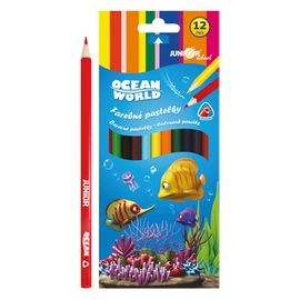 JUNIOR - Pastelky Ocean World trojhranné 12 ks