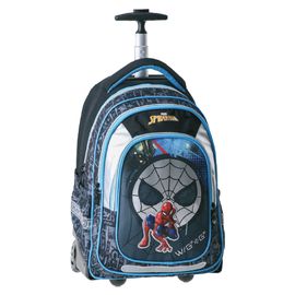 JUNIOR-ST - Školský batoh na kolieskach Trolley Spider-Man, W/G