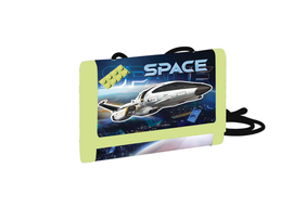 KARTON PP - Detská peňaženka so šnúrkou - Space