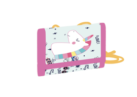 KARTON PP - Detská peňaženka so šnúrkou - Unicorn Iconic