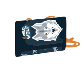 KARTON PP - Detská textilná peňaženka vlk