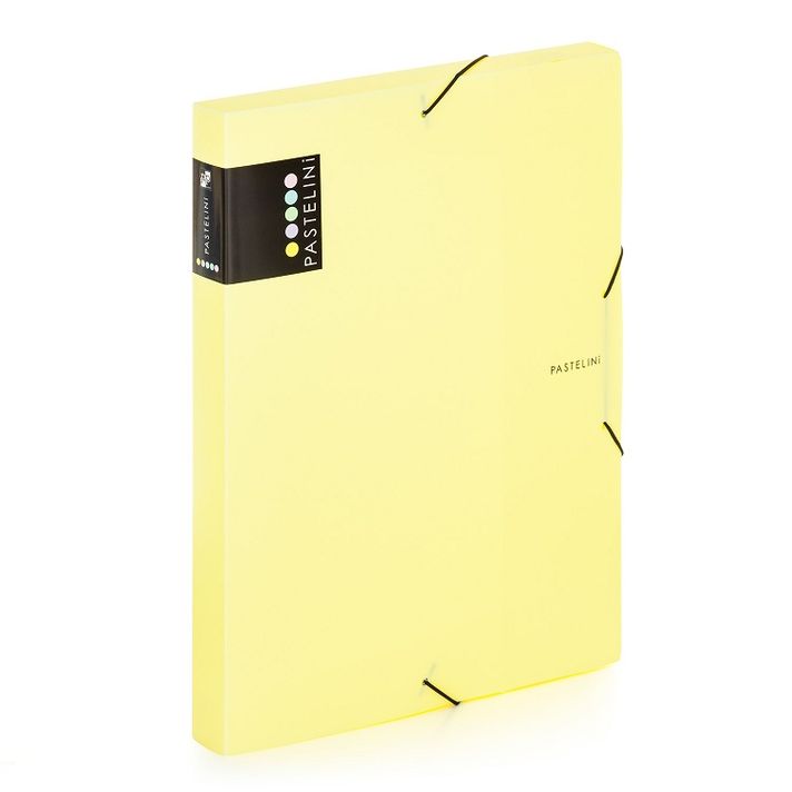 KARTON PP - Pastelini Box na spisy A4 žltý