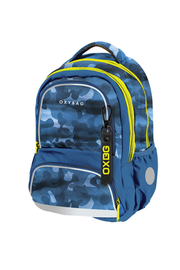 KARTON PP - Školský batoh OXY NEXT - Camo blue