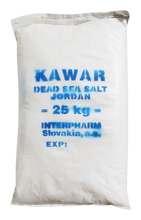 KAWAR - Kúpeľová soľ z Mŕtveho mora 25kg (vrece)