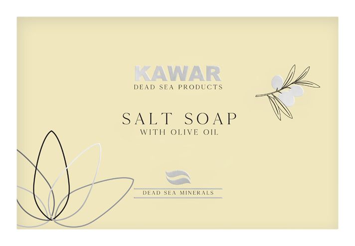 KAWAR - Mydlo s obsahom čierneho bahna z Mŕtveho mora 120g