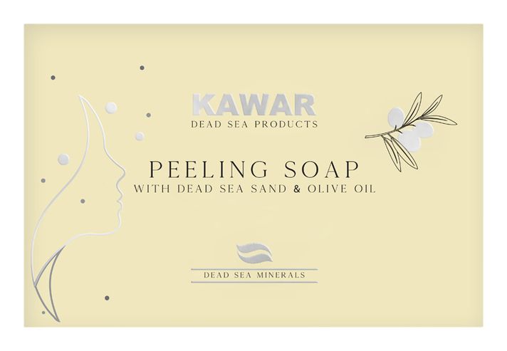KAWAR - Peelingové mydlo s pieskom z Mŕtveho mora 120g