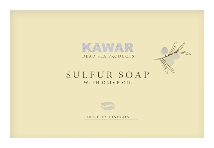 KAWAR - Sírové mydlo s minerálmi z Mŕtveho mora 120g