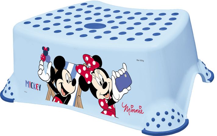 KEEEPER - Stupienok k WC / umývadlu Mickey & Minnie, Blue
