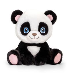 KEEL TOYS - SE1089 Keeleco Panda - eko plyšová hračka 16 cm
