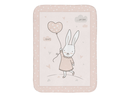 KIKKABOO - Detská deka Super Soft 80x110 cm Rabbits in Love