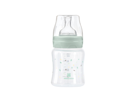 KIKKABOO - Dojčenská fľaša 120ml 0m+ Jungle King Mint