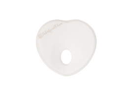 KIKKABOO - Ergonomický vankúšik z pamäťovej peny Heart Airknit White