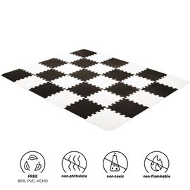 KINDERKRAFT - Podložka penová puzzle Luno 150x180 cm Black Kinderkraft 2020