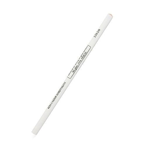 KOH-I-NOOR - Ceruzka pastelová Na hladké plochy, biela 1 ks