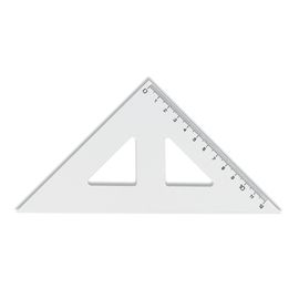 KOH-I-NOOR - Trojuholník transparentný s ryskou, 12 cm
