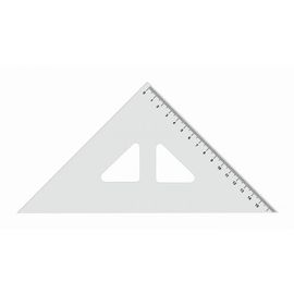 KOH-I-NOOR - Trojuholník transparentný s ryskou, 16 cm