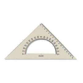 KOH-I-NOOR - Trojuholník transparentný s uhlomerom, 16 cm