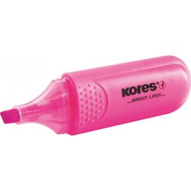 KORES - Zvýrazňovač Bright liner ružový