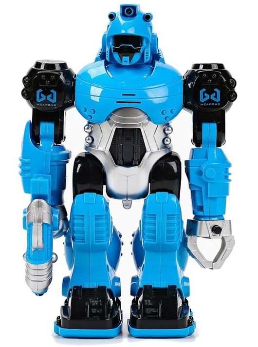 LAMPS - Robot Thunderbolt modrý s efektami 25cm