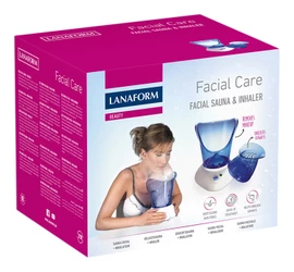 LANAFORM - Facial Care tv&aacute;rov&aacute; sauna s nosov&yacute;m inhal&aacute;torom