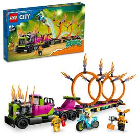 LEGO - City 60357 Ťahač s ohnivými kruhmi