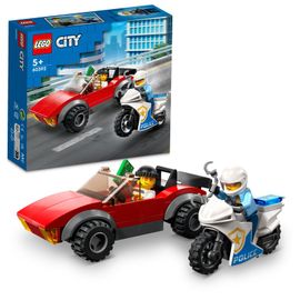 LEGO - City 60392 Naháňačka auta s policajnou motorkou